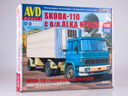 AVD Models Škoda 110 s přivěsem ALKA N13CH